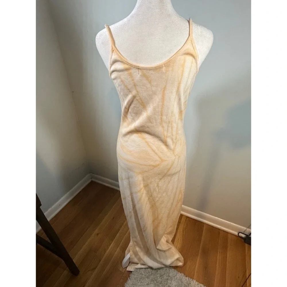 Daydreamer Free People Noelle Tie Dye Column Maxi Dress M Celestial Graphic - Picture 10 of 12
